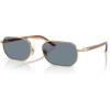 imagePersol Po1020s Rectangular SunglassesGoldLight Blue