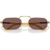 imagePersol Po1020s Rectangular SunglassesGoldViolet