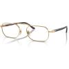 imagePersol Po1020v Rectangular Prescription Eyewear FramesGoldDemo Lens