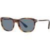 imagePersol Unisex Po1935s Square SunglassesCaffeLight Blue
