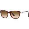 imagePersol Unisex Po1935s Square SunglassesHavanaClear Gradient Brown