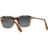imagePersol Unisex Po1935s Square SunglassesMadreterraLight Blue Gradient Dark Blue Polarized
