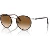imagePersol PO2422SJ Round SunglassesMatte BrownBrown Gradient