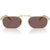 imagePersol Po1020s Rectangular SunglassesGoldViolet