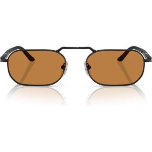 imagePersol Po1020s Rectangular SunglassesDemigloss BlackYellow Brown
