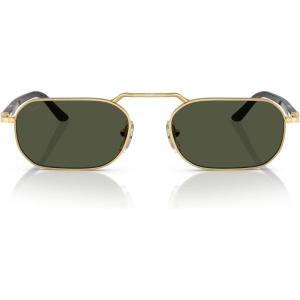 imagePersol Po1020s Rectangular SunglassesGoldGreen