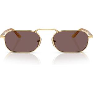 imagePersol Po1020s Rectangular SunglassesGoldViolet