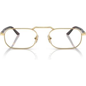 imagePersol Po1020v Rectangular Prescription Eyewear FramesGoldDemo Lens