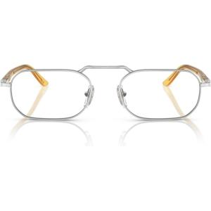 imagePersol Po1020v Rectangular Prescription Eyewear FramesSilverDemo Lens