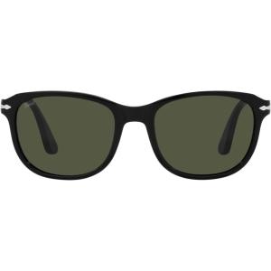 imagePersol Unisex Po1935s Square SunglassesBlackGreen