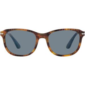 imagePersol Unisex Po1935s Square SunglassesCaffeLight Blue