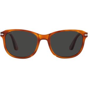 imagePersol Unisex Po1935s Square SunglassesTerra Di SienaPolarized Black