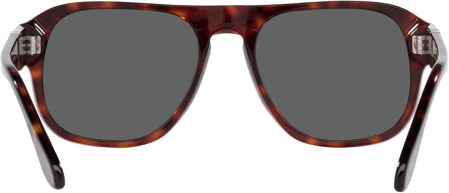 imagePersol Unisex Po3310s Aviator SunglassesHavanaBlack