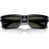imagePersol Mens Po3363s Rectangular SunglassesBlackGreen