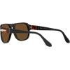 imagePersol Unisex Po3310s Aviator SunglassesMatte Dark GreenPolarized Brown