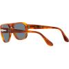 imagePersol Unisex Po3310s Aviator SunglassesTerra Di SienaLight Blue