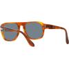 imagePersol Unisex Po3310s Aviator SunglassesTerra Di SienaLight Blue