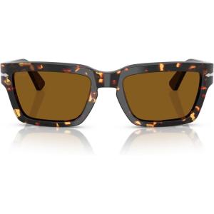 imagePersol Mens Po3363s Rectangular SunglassesTabacco VirginiaBrown