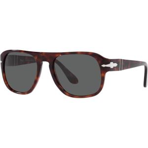 imagePersol Unisex Po3310s Aviator SunglassesHavanaBlack