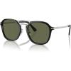 imagePersol Po3352s Square SunglassesBlackPolarized Green