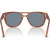 imagePersol Po3366s Square SunglassesTerra Di SienaBlue