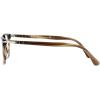 imagePersol womens Po3189v Rectangular Prescription Eyewear FramesStriped BrownGreyBlackDemo Lens
