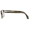 imagePersol womens Po3189v Rectangular Prescription Eyewear FramesTransparent GreyDemo Lens
