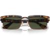 imagePersol womens Po3354s Rectangular SunglassesHoney TortoiseBrownGreen