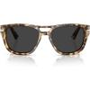 imagePersol Po3366s Square SunglassesBrown Beige TortoisePolarized Black