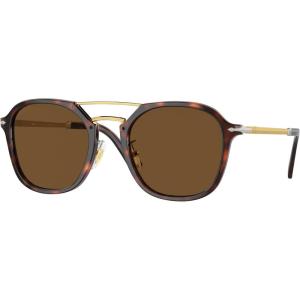 imagePersol Po3352s Square SunglassesHavanaPolarized Brown
