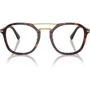 imagePersol Po3352s Square SunglassesHavanaTransition Clear to Sapphire