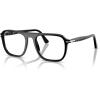 imagePersol Unisex Po3359v Jacques Square Prescription Eyewear FramesBlackDemo Lens