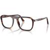 imagePersol Unisex Po3359v Jacques Square Prescription Eyewear FramesHavanaDemo Lens