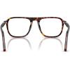 imagePersol Unisex Po3359v Jacques Square Prescription Eyewear FramesHavanaDemo Lens