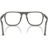 imagePersol Unisex Po3359v Jacques Square Prescription Eyewear FramesSmokeDemo Lens