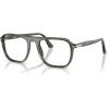 imagePersol Unisex Po3359v Jacques Square Prescription Eyewear FramesSmokeDemo Lens