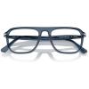 imagePersol Unisex Po3359v Jacques Square Prescription Eyewear FramesTransparent Blue DenimDemo Lens