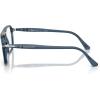 imagePersol Unisex Po3359v Jacques Square Prescription Eyewear FramesTransparent Blue DenimDemo Lens