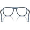 imagePersol Unisex Po3359v Jacques Square Prescription Eyewear FramesTransparent Blue DenimDemo Lens
