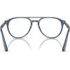 imagePersol mens Po3160v Aviator Prescription Eyewear FramesTransparent Denim BlueDemo Lens