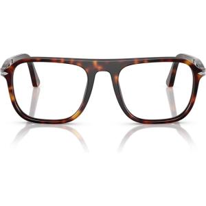 imagePersol Unisex Po3359v Jacques Square Prescription Eyewear FramesHavanaDemo Lens