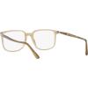 imagePersol Mens PO3275V Rectangular Prescription Eyewear FramesBeige OpalDemo Lens