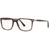 imagePersol Mens PO3275V Rectangular Prescription Eyewear FramesHavanaDemo Lens