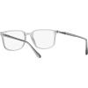 imagePersol Mens PO3275V Rectangular Prescription Eyewear FramesTransparent GreyDemo Lens