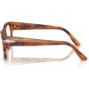 imagePersol womens Po3297v Rectangular Prescription Eyewear FramesStriped BrownDemo Lens