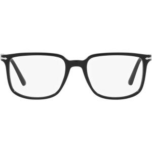 imagePersol Mens PO3275V Rectangular Prescription Eyewear FramesBlackDemo Lens