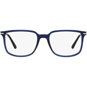 imagePersol Mens PO3275V Rectangular Prescription Eyewear FramesCobaltoDemo Lens