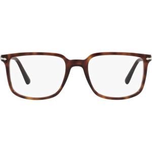 imagePersol Mens PO3275V Rectangular Prescription Eyewear FramesHavanaDemo Lens