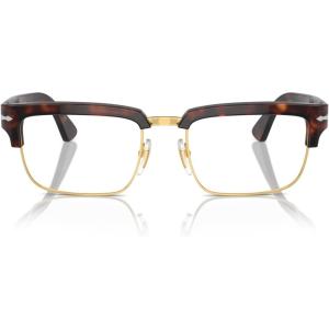 imagePersol Unisex Po3354s Rectangular SunglassesHavanaTransition Clear to Sapphire