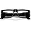 image:imagePersol Po3362v Wes Square Prescription Eyewear FramesBlackDemo Lens